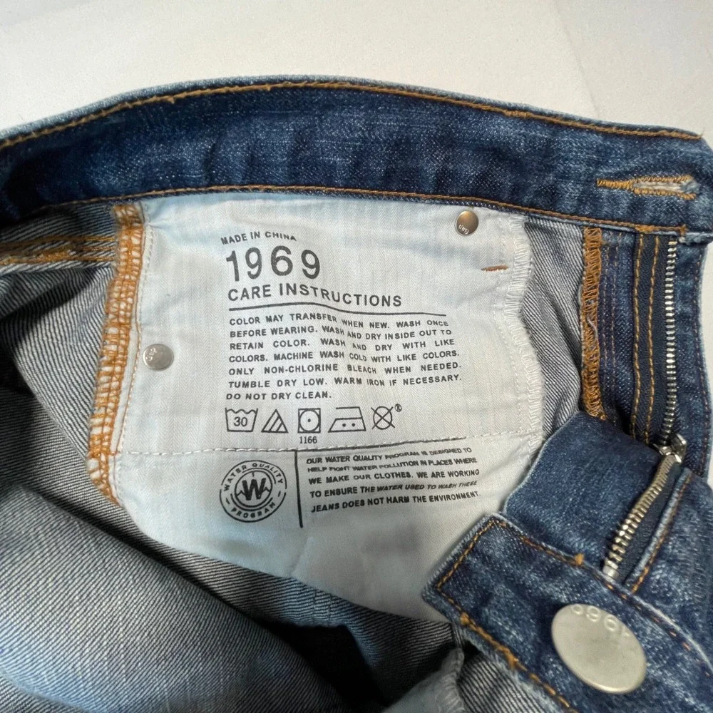 Gap 1969 Sexy Boyfriend Jeans Womens 27 Medium Wash Stretch Denim